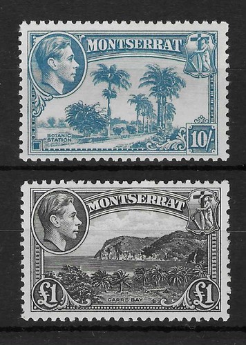 Montserrat 1938 1948 1 - 1938-1948, £1